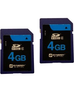 Canon Powershot A520 Digital Camera Memory Card 2 x 4GB Secure Digital High Capacity (SDHC) Memory Cards (1 Twin Pack)